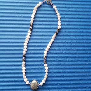 Forget me not fairy necklace